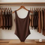 Brown Scoop Neck Bodysuit Women – Brown Scoop Neck Bodysuit – photo 2