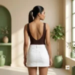 Brown Scoop Neck Bodysuit Women – Brown Scoop Neck Bodysuit – photo 4