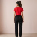 Classy Women's Black Trousers For Casual Wear – Women's Black Classy Trousers – photo 2
