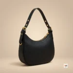 Coach black shoulder bag is an iconic accessory featuring textured pebble leather and polished gold hardware for everyday elegance. – coach black shoulder bag – photo 2