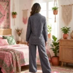 Everlasting Women's Co-Ord Set in Slate Blue – photo 2