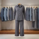 Everlasting Women's Co-Ord Set in Slate Blue – photo 4