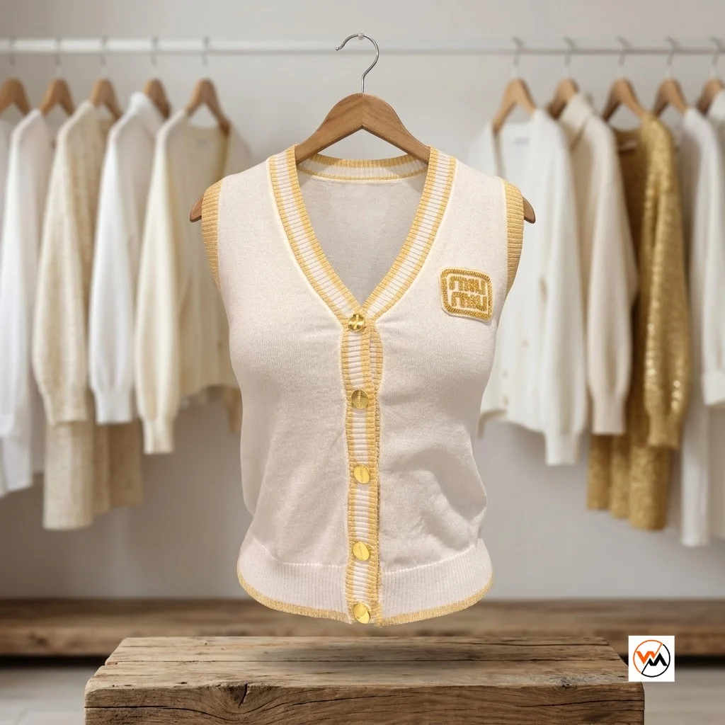 Exclusive Women Crop Top Knit Vest – women crop top – photo 1