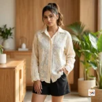 Exclusive Women Ethnic Shirt with Floral Embroidery – Women Ethnic Shirt – photo 2