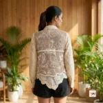 Exclusive Women Ethnic Shirt with Floral Embroidery – Women Ethnic Shirt – photo 3