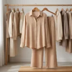 Luxurious Women's Beige Co-ord Set – photo 4