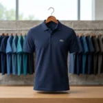 man wearing a classic men navy blue polo t shirt (3)