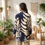 NEW MIU Long Shirt for Women with Palm Print – Long Shirt for Women – photo 2