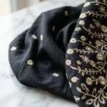 NEW MIU Signature Women Black Floral Embroidered Tiered Maxi Skirt – photo 4