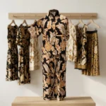 NEW MIU Women's Black and Gold Floral Co-Ord Set - Matching Lounge Set – photo 5