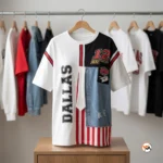 Signature Dallas Patchwork Tee Dress for Women – Dallas Patchwork Tee – photo 1