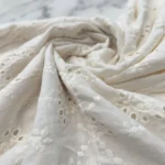 Signature Off-White Eyelet Cotton Maxi Dress for Women – photo 5