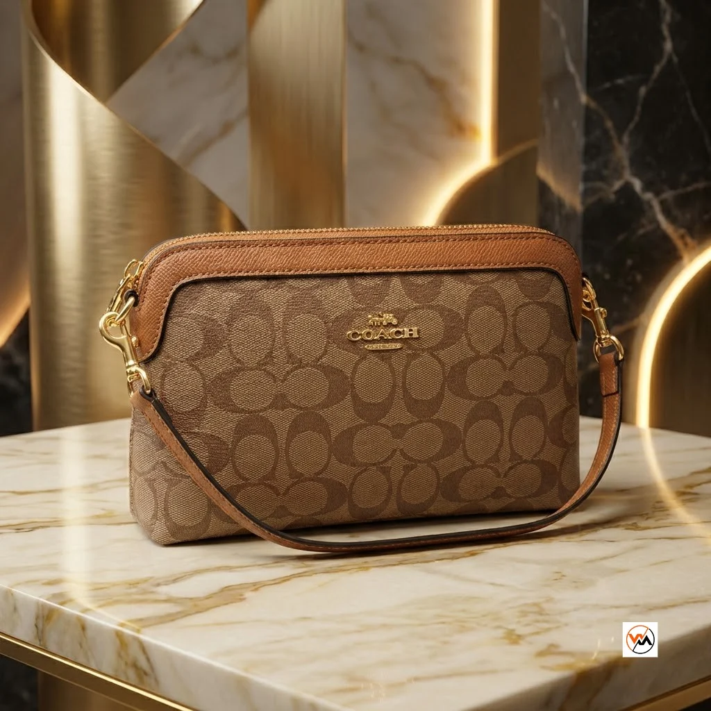 Signature shoulder bag brings iconic design and refined style to your daily wardrobe. – Signature shoulder bag – photo 1
