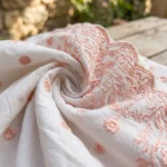 Signature Women White and Pink Floral Embroidered Tiered Maxi Skirt – photo 4