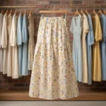 Timeless Floral Printed Women's Tiered Maxi Skirt – photo 2