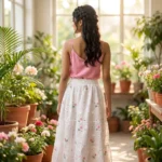 Ultimate Embroidered White Skirt For Women – white skirt – photo 3