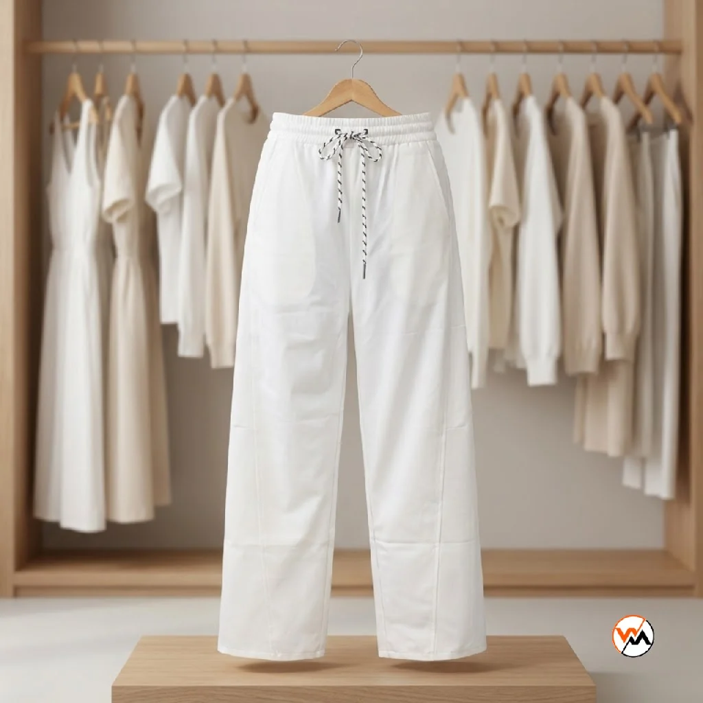 Ultimate Ladies Plain Pant, Essential White Women Bottom Wear – Ladies Plain Pant Ultimate Ladies Plain Pant, Essential White Women Bottom Wear – Ladies Plain Pant – photo 1