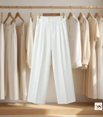 Ultimate White Trousers for Women, Essential Women's Trousers – white trousers for women – photo 1