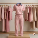 Ultimate Women's Co-ord Set in Pink Cotton – womens co-ord set – photo 3