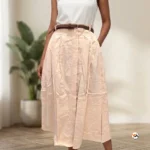 Ultimate Women's Skirt in Classic Beige Maxi Style – womens skirt – photo 3