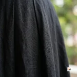 Women black maxi skirt with peach top set featuring an essential designer combination for modern wardrobes – women black maxi skirt – photo 4