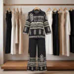Women Printed Black Co-Ord Set – photo 4