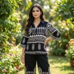 Women Printed Black Co-Ord Set – photo 5