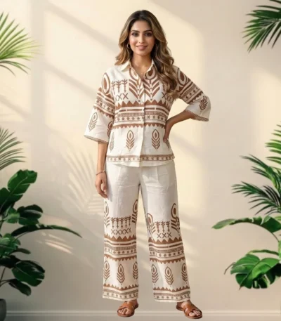 Women Printed Co-ord Set – women co-ord set – photo 1