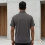 adidas grey polo shirt for men featuring classic athletic details – adidas grey polo – photo 4