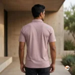 adidas mens polo t shirt in elite mauve style – mens polo t shirt – photo 5