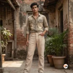 Balmain corduroy jeans for men showcase timeless beige styling. – corduroy jeans for men – photo 1
