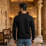 Black Mens T-Shirt Featuring Iconic Crystal Embellishments – Mens T-Shirt – photo 4