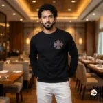 Black Mens T-Shirt Signature Style for Everyday Wear – Black Mens T-Shirt – photo 1
