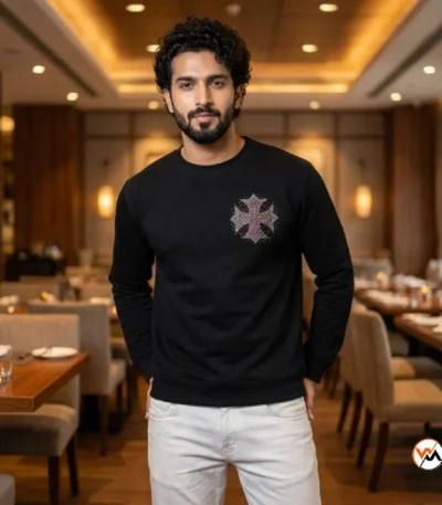 Black Mens T-Shirt Signature Style for Everyday Wear – Black Mens T-Shirt – photo 1