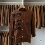 Brown Printed Casual Shirt For Men Essential Style – printed casual shirt – photo 4