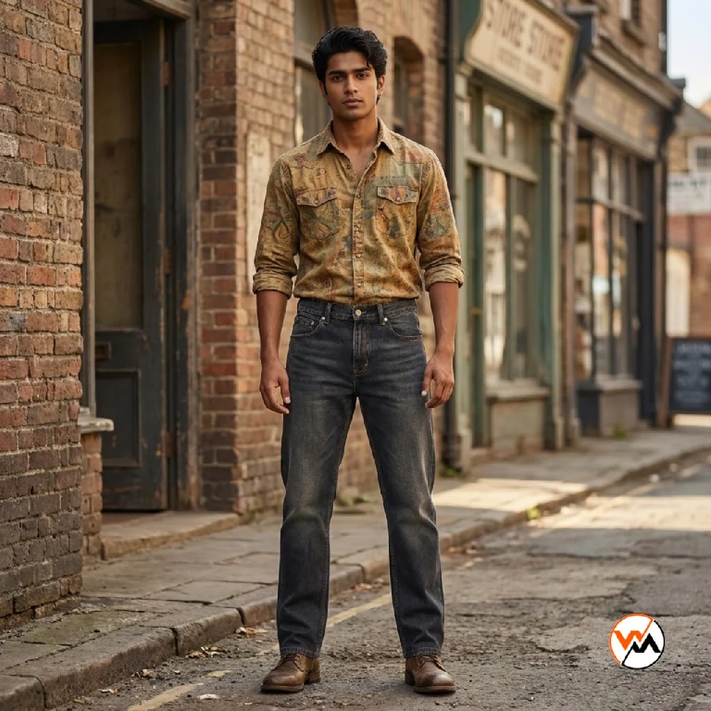 Dark wash mens jeans with an essential denim style – mens jeans – photo 1