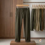 Essential olive green trousers for men – olive green trousers – photo 1