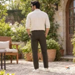 Essential olive green trousers for men – olive green trousers – photo 2