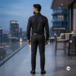 Exclusive Black Embroidered Mens Shirt for Elite Styling – mens shirt – photo 3
