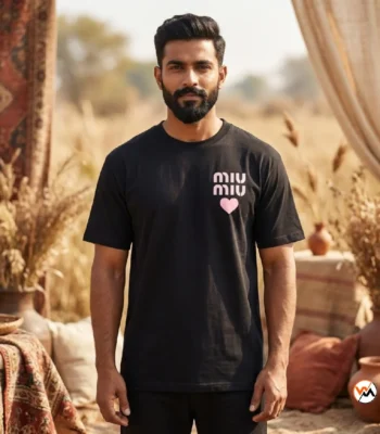 Exclusive Black T-Shirt for Men featuring Print – Black T-Shirt for Men – photo 1