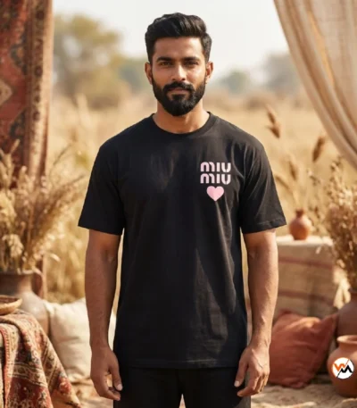 Exclusive Black T-Shirt for Men featuring Print – Black T-Shirt for Men – photo 1