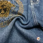 Exclusive Designer Mens Jeans with Gold Medusa Embroidery – Designer Mens Jeans – photo 4