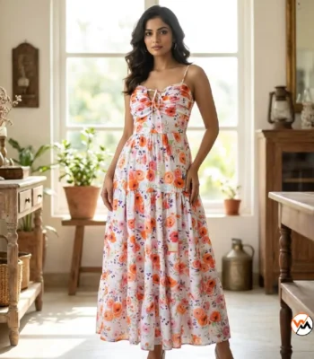 Exclusive Floral Maxi Dress for Women – Floral Maxi Dress – photo 1