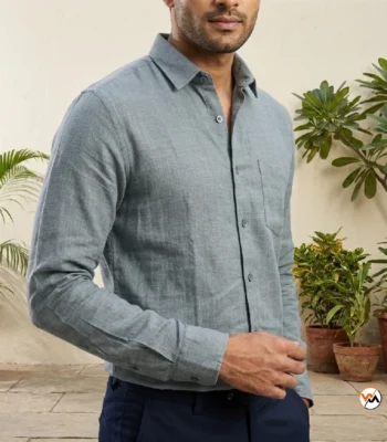 Exclusive Men Solid Shirt For Daily Wear – men solid shirt – photo 1