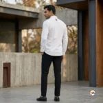 Exclusive Mens Designer Shirt with Floral Embroidery – mens designer shirt – photo 4