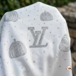 Exclusive White Mens T-Shirt with Rhinestone Embellishments – White Mens T-Shirt – photo 3