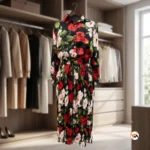 Floral maxi skirt set is an exclusive choice for women – floral maxi skirt set – photo 4