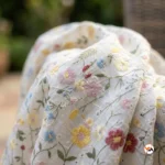 Floral print skirt for women delivers Timeless style with multi-colored meadow blossoms – floral print skirt – photo 4