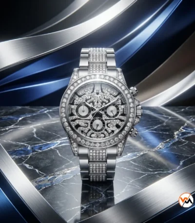 Luxury Rolex Diamond Watch with Chronograph Dial – Rolex Diamond Watch – photo 1