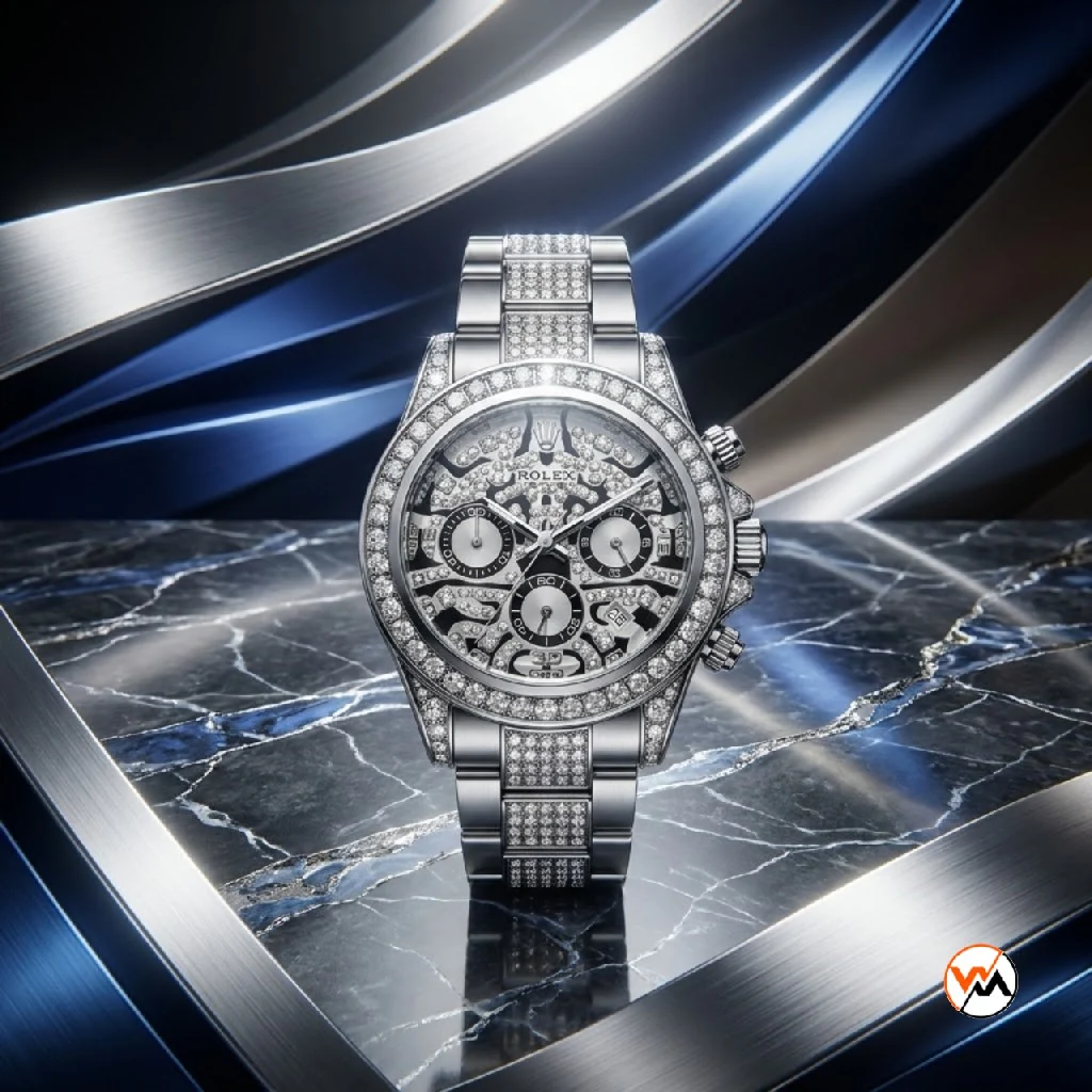 Luxury Rolex Diamond Watch with Chronograph Dial – Rolex Diamond Watch – photo 1